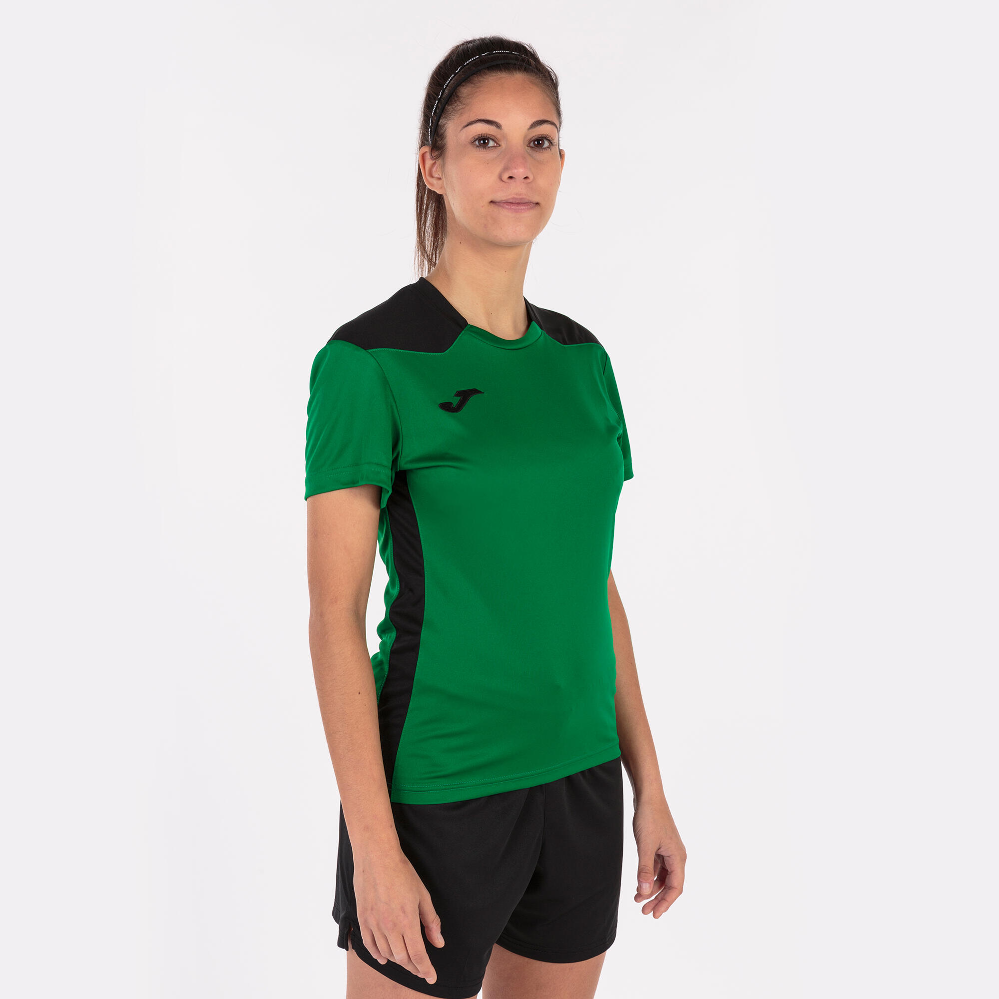Maillot Manches Courtes Football Femme Joma Championship VI Vert 2/5