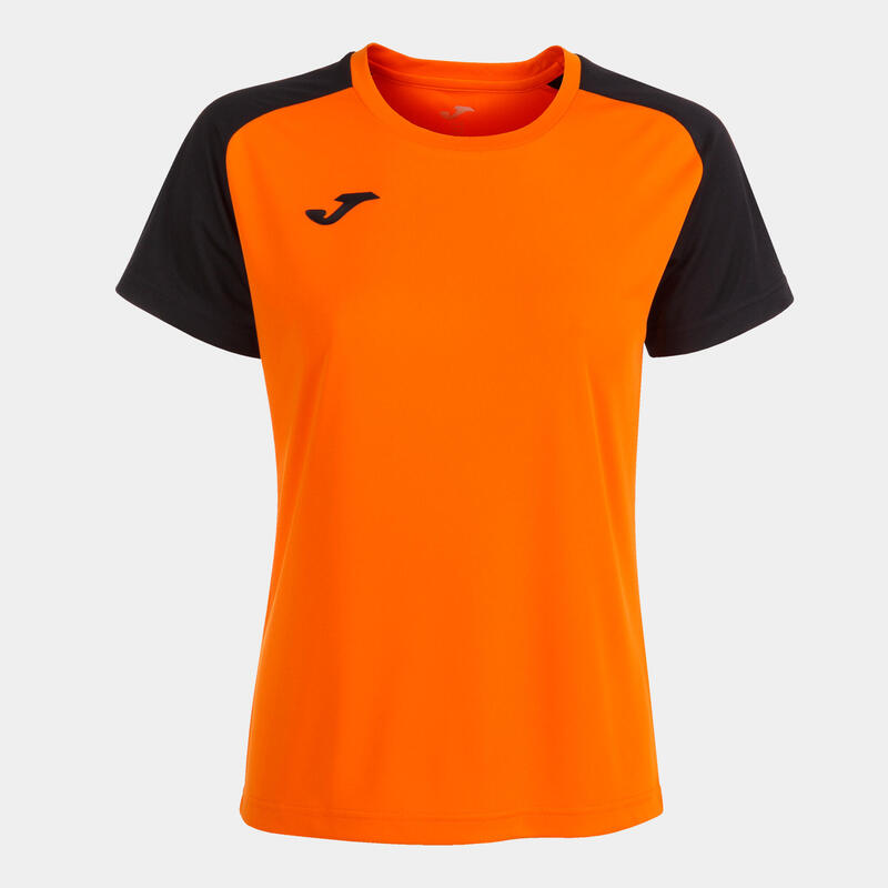 Camiseta Manga Corta Fútbol Mujer Joma Academy IV Naranja