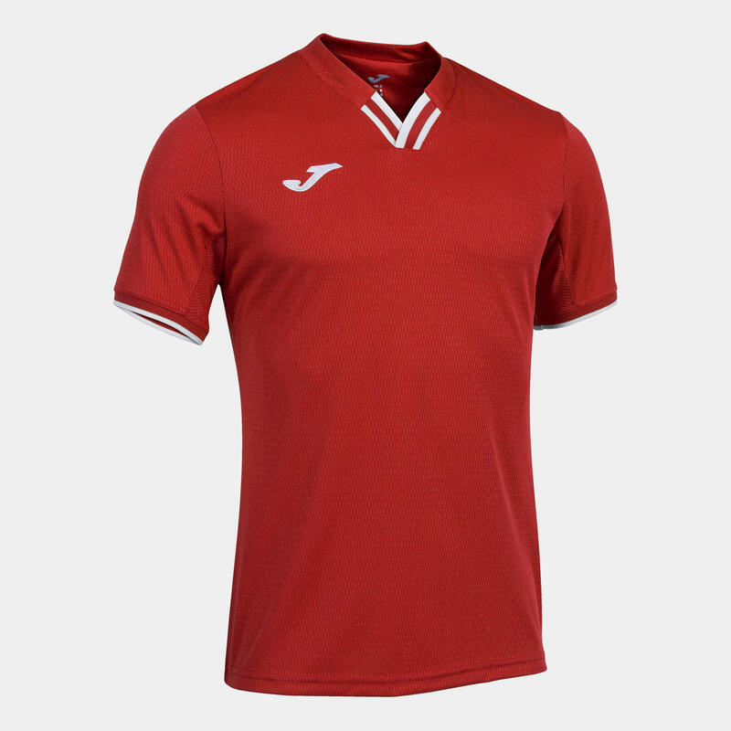 Camiseta Manga Corta Fútbol Niños Joma Toletum IV Rojo