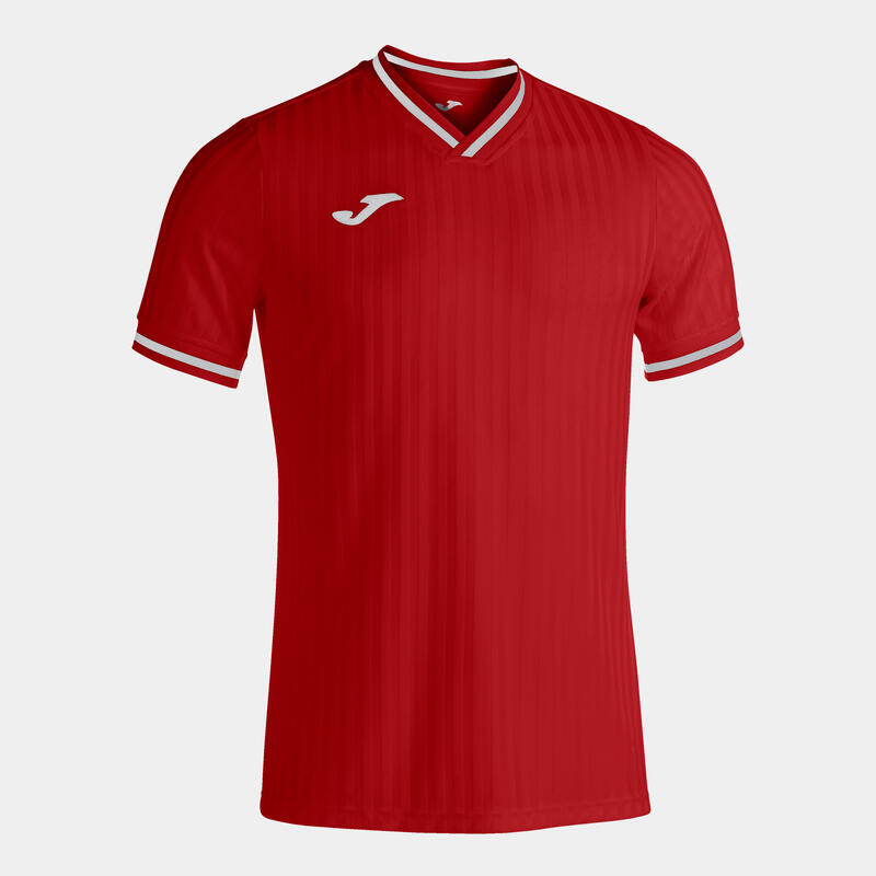 Camiseta Manga Corta Fútbol Niños Joma Toletum III Rojo