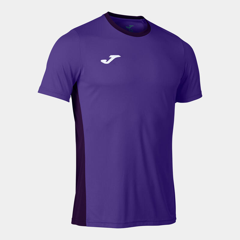 Camiseta Manga Corta Fútbol Niños Joma Winner II Morado