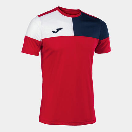 Maillot Manches Courtes Football Homme Joma Crew V Rouge