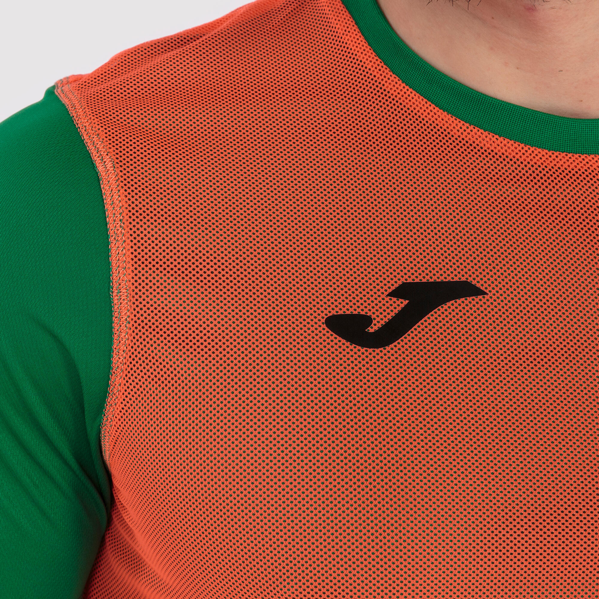 Maillot Manches Courtes Football Enfants Joma Combi Reversible Vert 5/5
