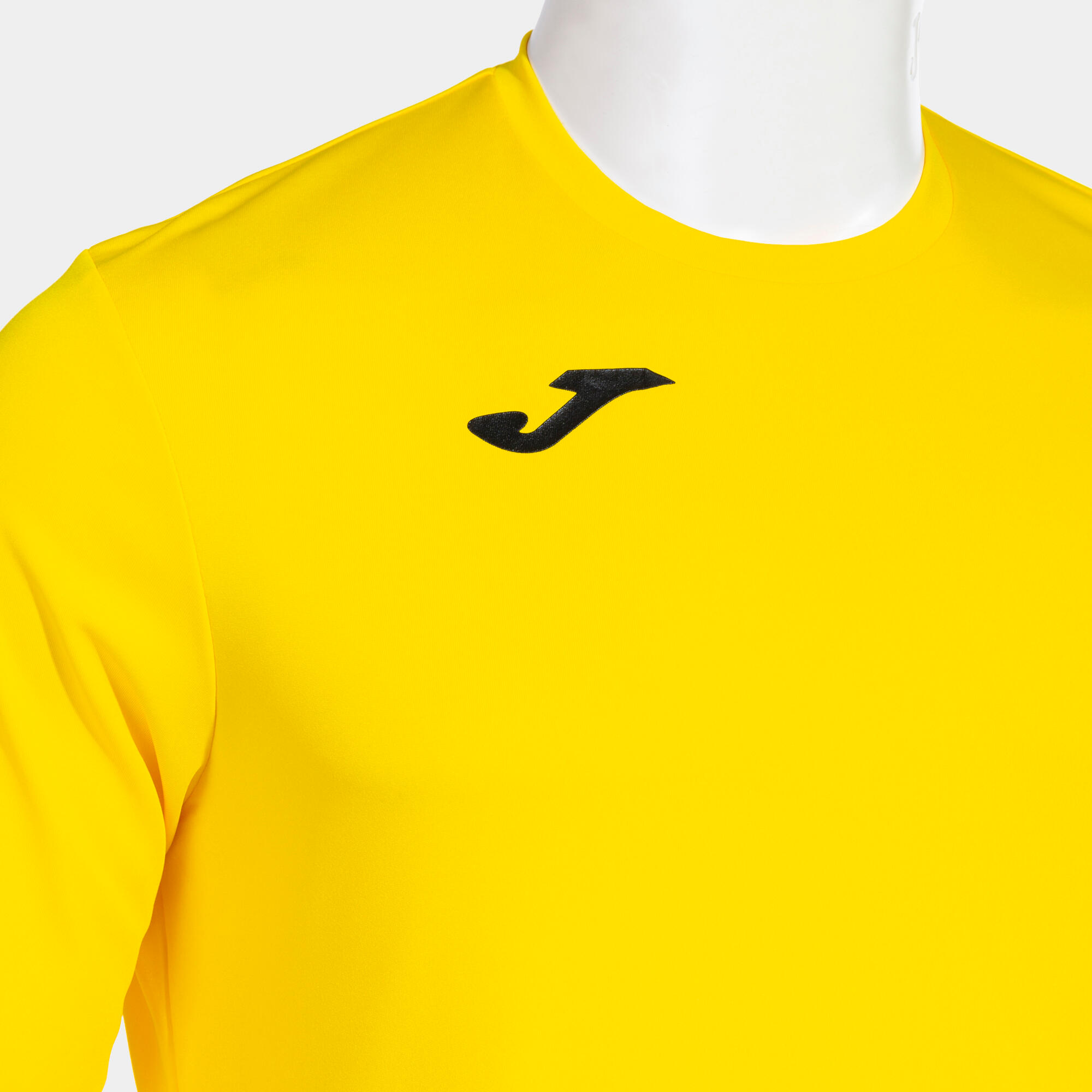 T-shirt manches longues football - Combi jaune homme 3/4