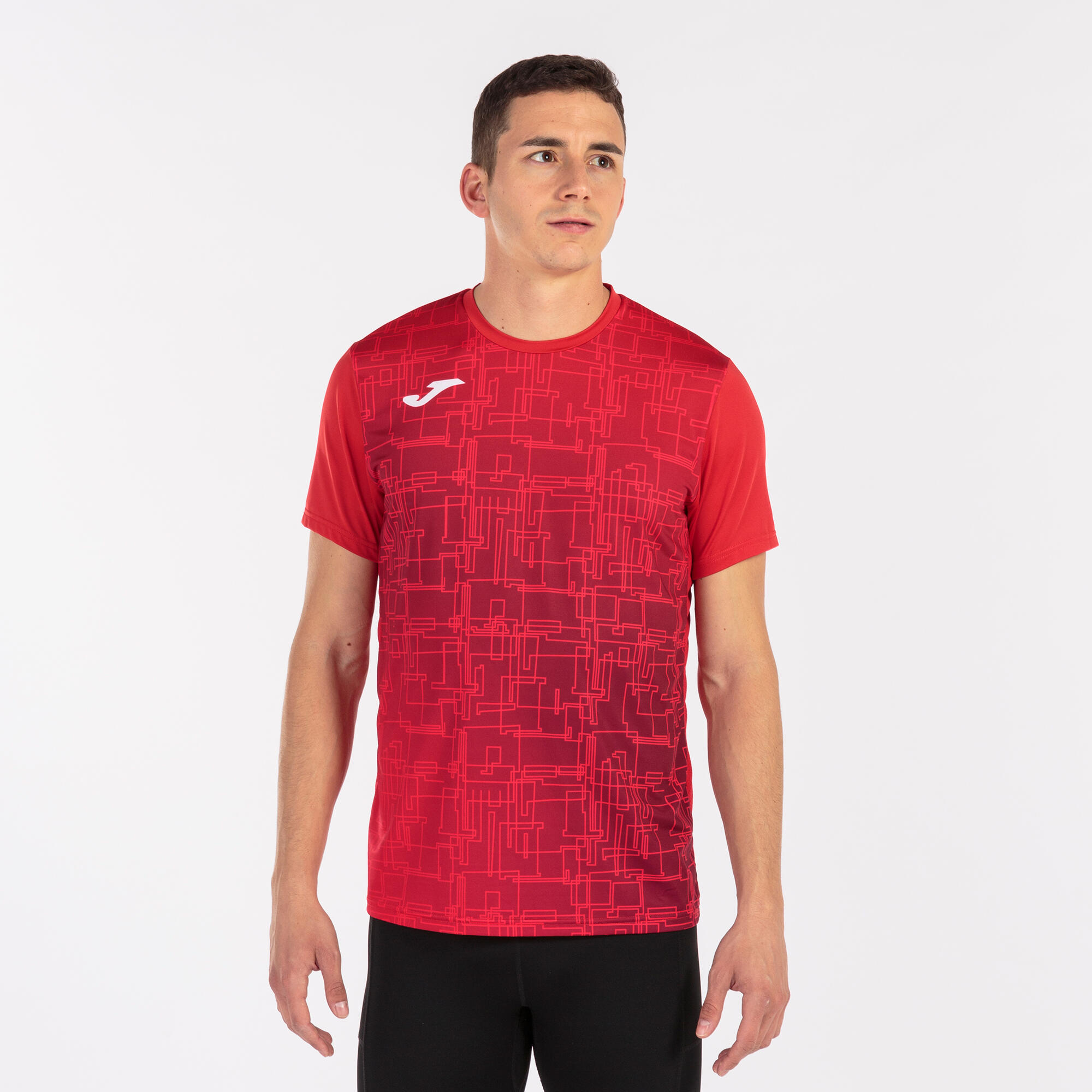 Camiseta Manga Corta Running Niños Joma Elite VIII Rojo 2/5