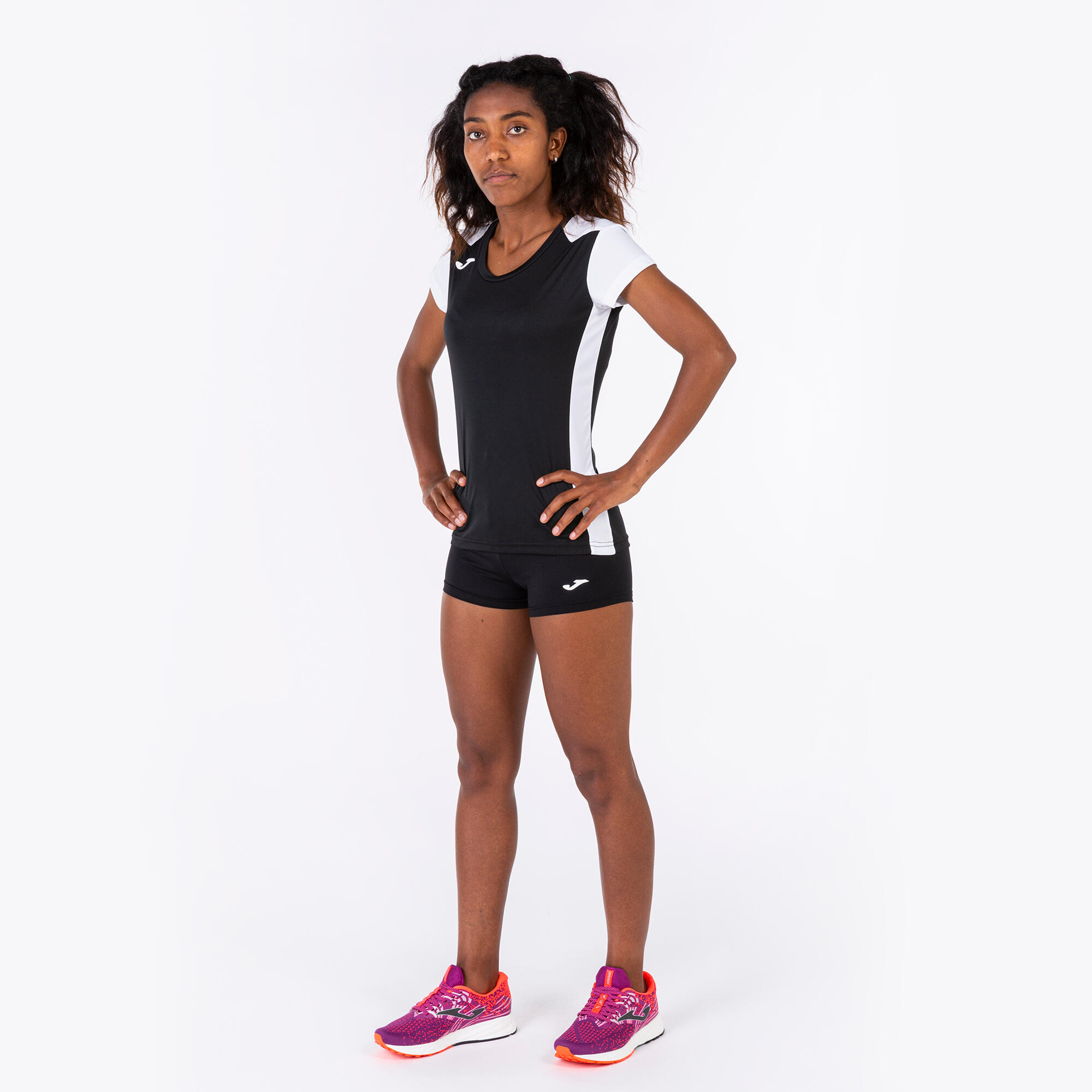 Maillot Manches Courtes Running Enfants Joma Record II Noir 5/5