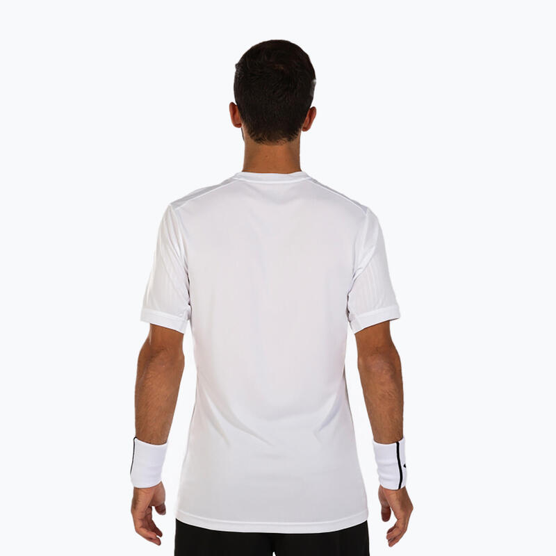 Camiseta Manga Corta Pádel Hombre Joma Montreal Blanco