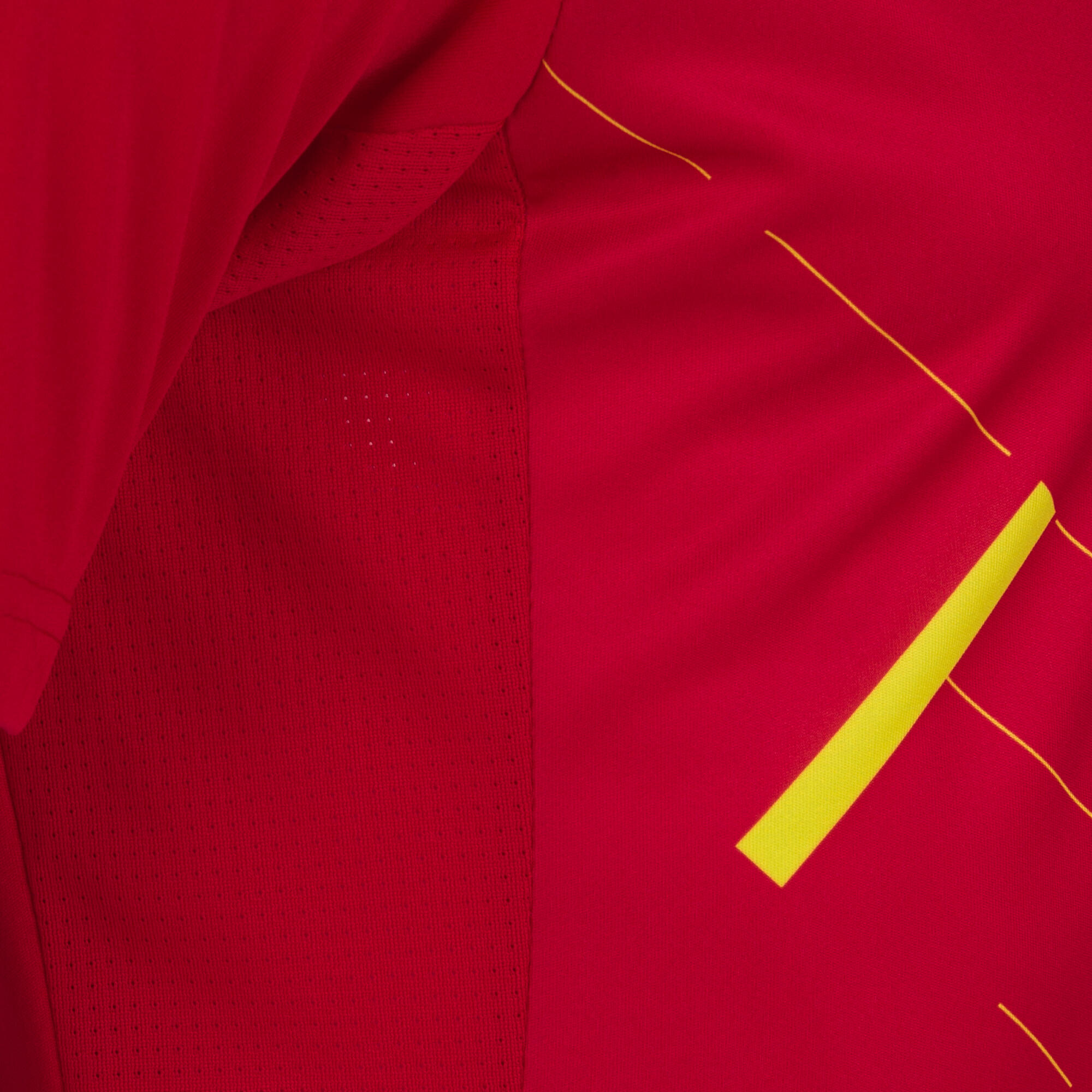 Maillot Manches Courtes Football Homme Joma Tiger III Rouge 4/4