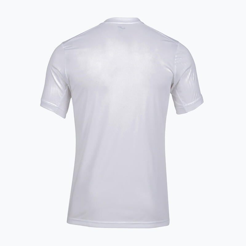 Camiseta Manga Corta Pádel Hombre Joma Montreal Blanco