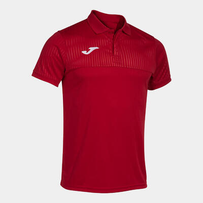 Polo Manga Corta Pádel Hombre Joma Montreal Blanco