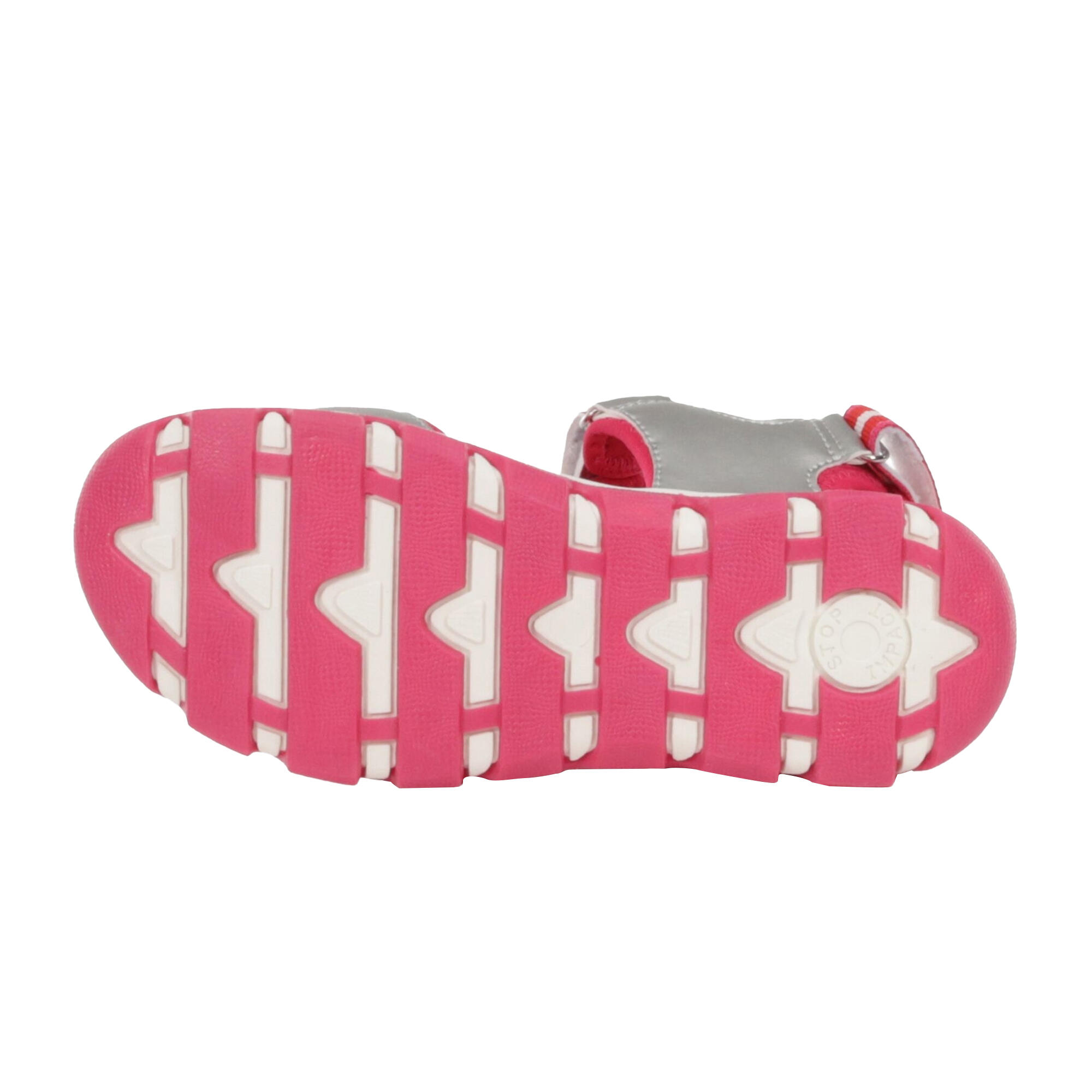 Kota Drift Sandale Kinder Silber/Rosa 4/5