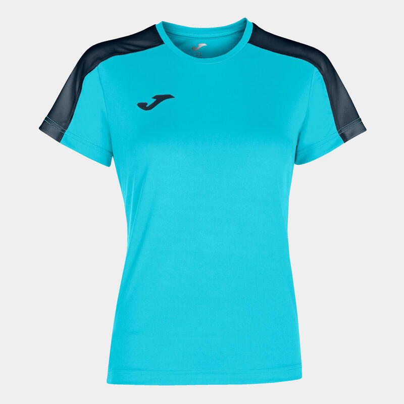 Camiseta Manga Corta Fútbol Mujer Joma Academy III Turquesa