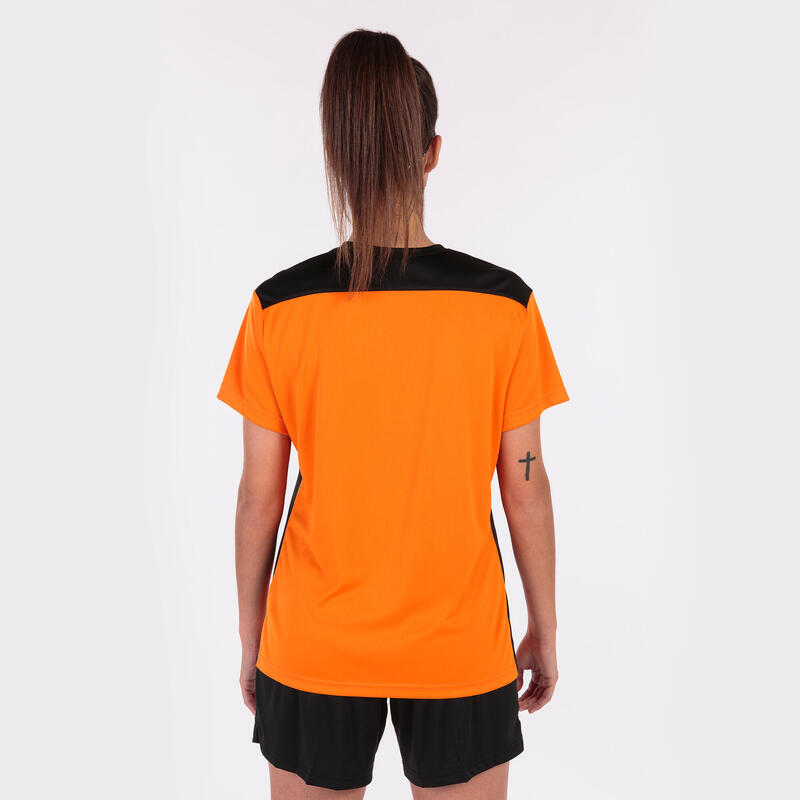 Camiseta Manga Corta Fútbol Mujer Joma Championship VI Naranja