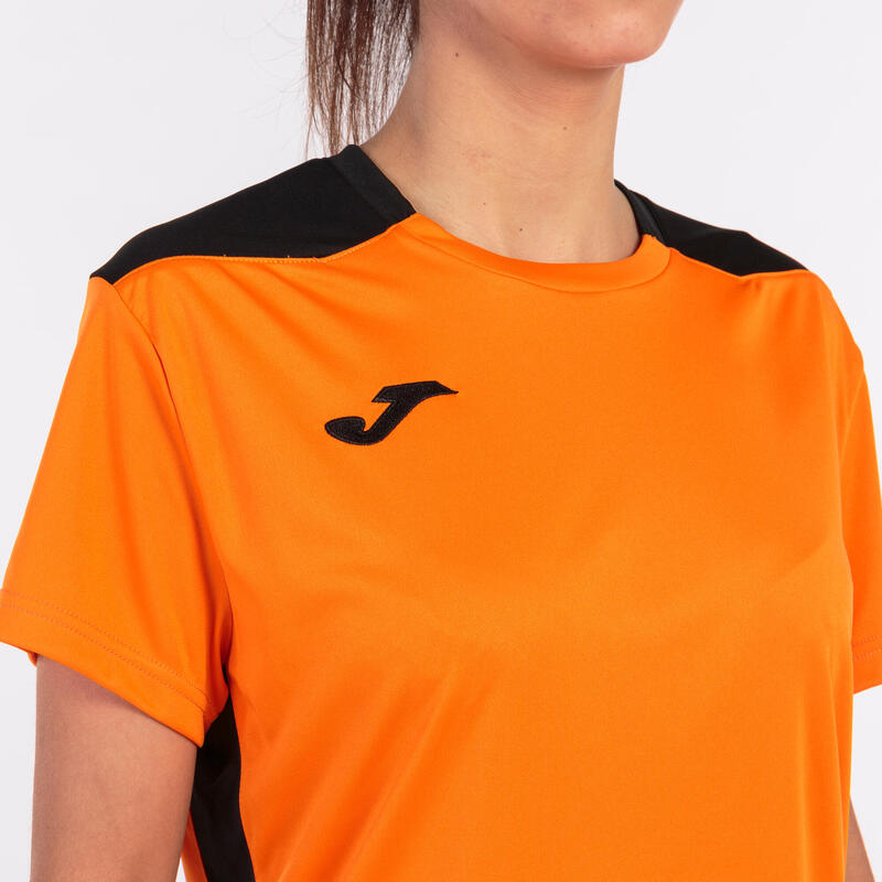 Camiseta Manga Corta Fútbol Mujer Joma Championship VI Naranja