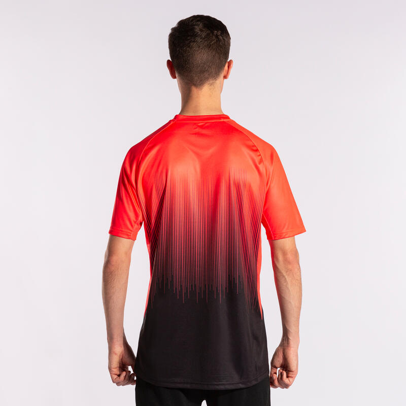 Camiseta Manga Corta Fútbol Hombre Joma Tiger IV Negro