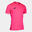 Camiseta Manga Corta Fútbol Niños Joma Winner II Rosa Flúor