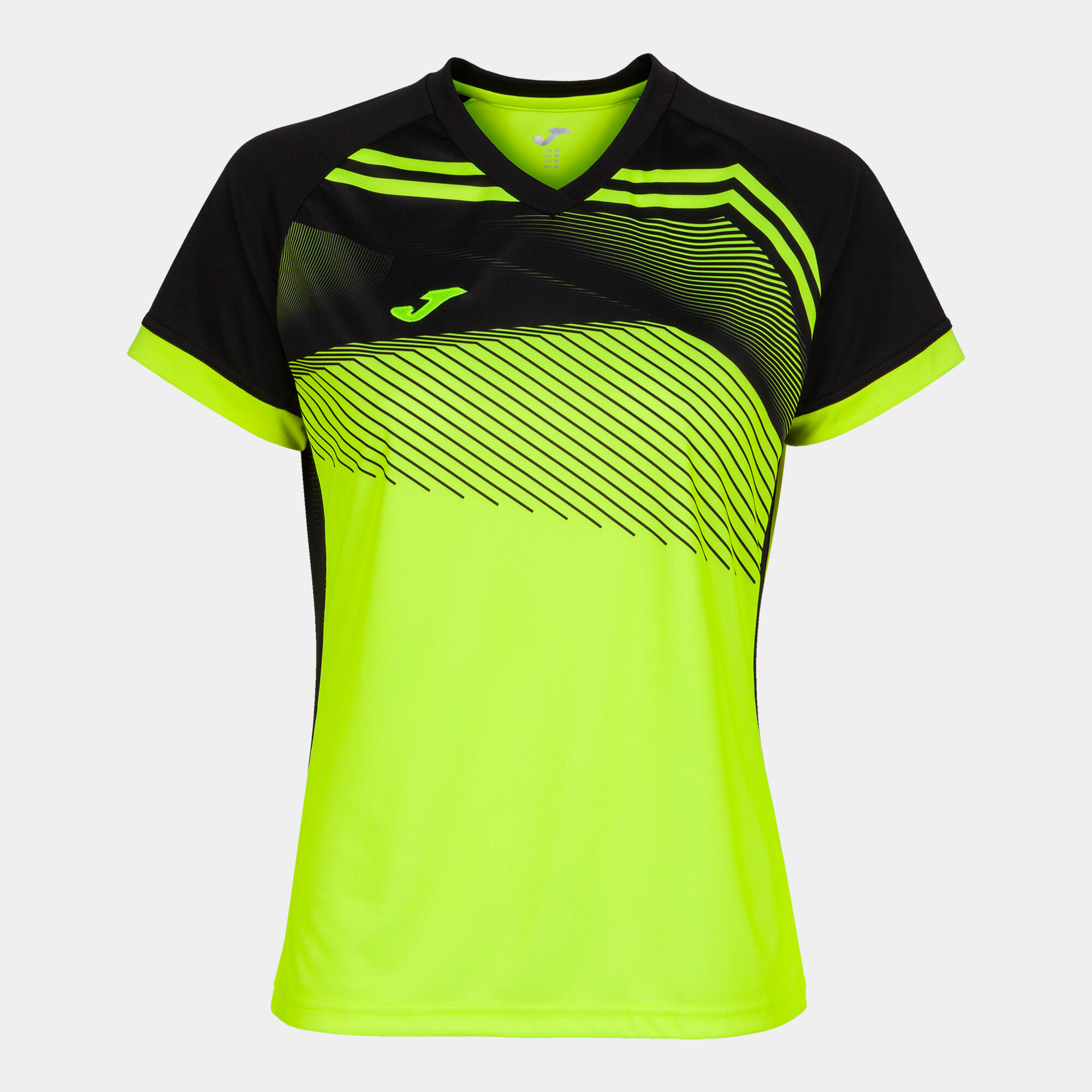 T-Shirt Manga Curta Futebol Criança Joma Supernova II Amarelo Fluor 5/5