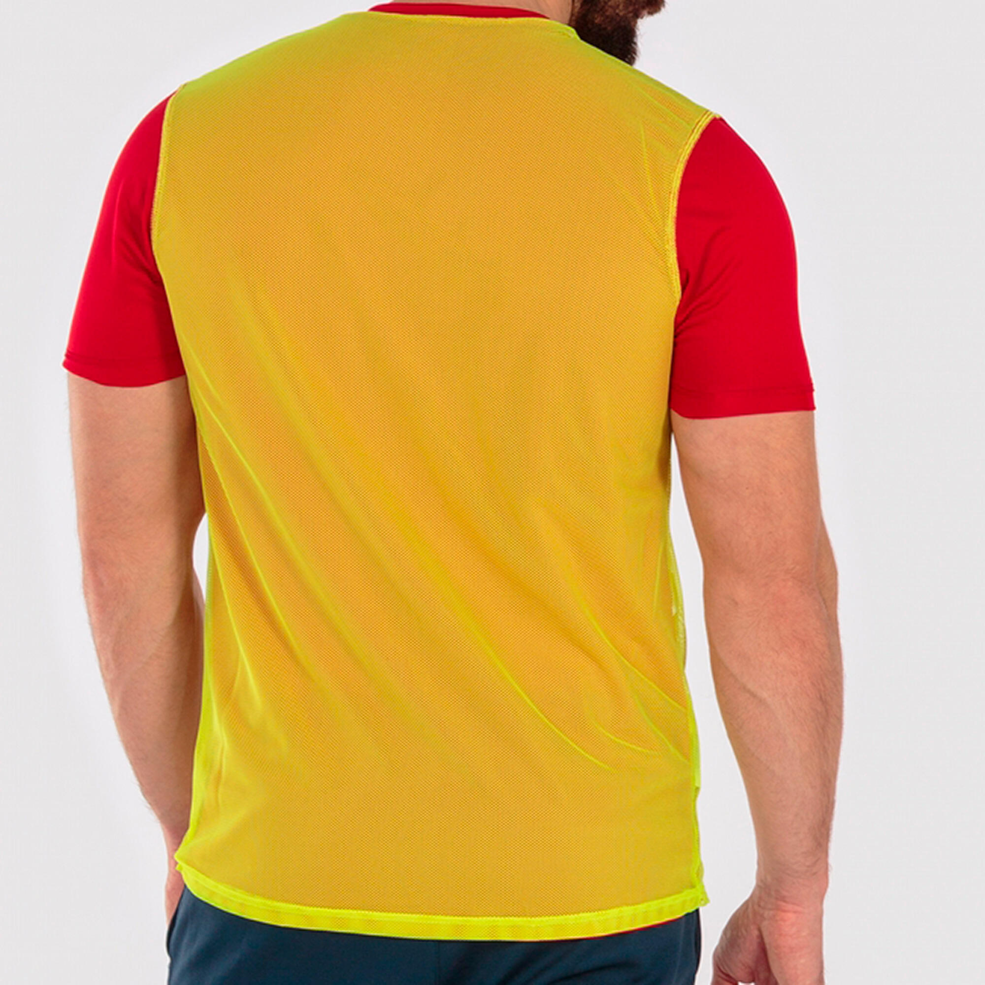Camiseta Manga Corta Fútbol Hombre Joma Combi Reversible Rojo 3/5