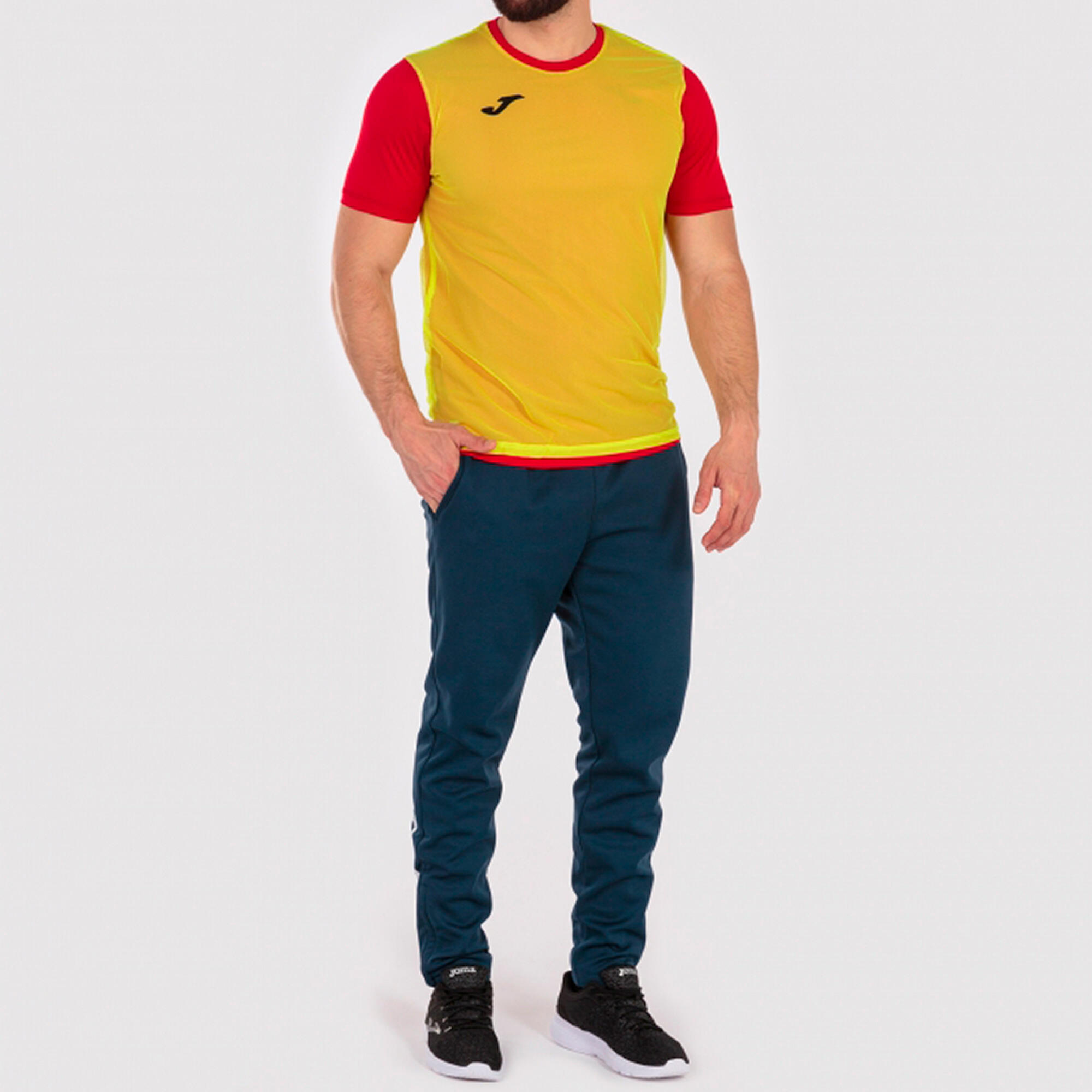 Camiseta Manga Corta Fútbol Hombre Joma Combi Reversible Rojo 4/5