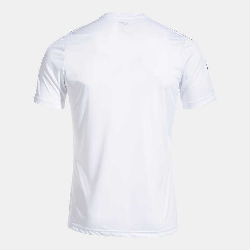 Maillot Manches Courtes Football Homme Joma Olimpiada Blanc