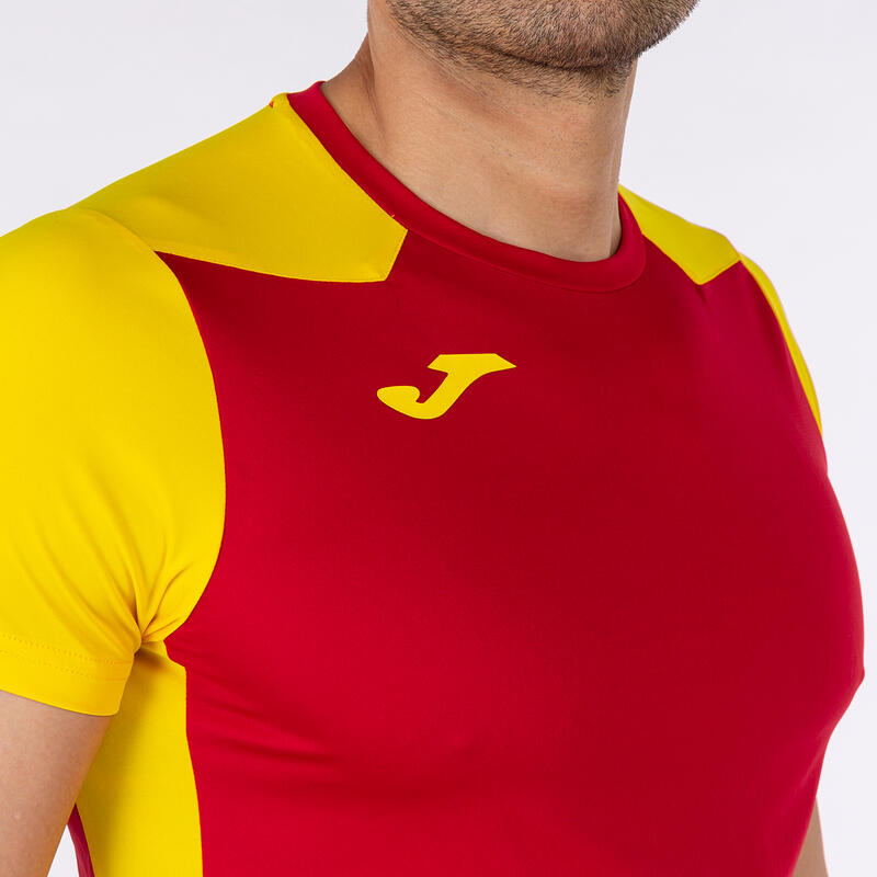 Camiseta Manga Corta Running Hombre Joma Record II Rojo