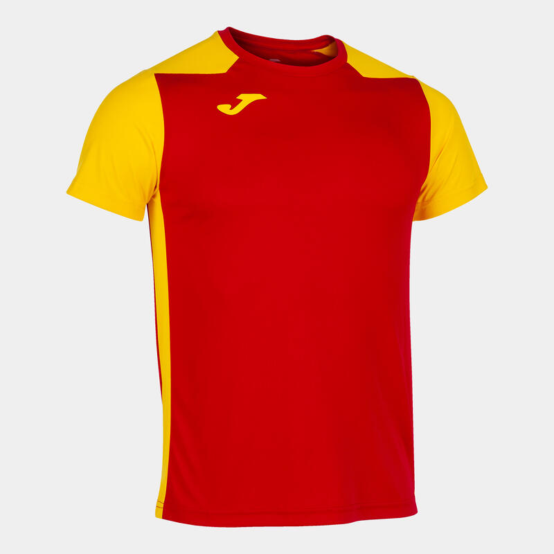 Camiseta Manga Corta Running Hombre Joma Record II Rojo