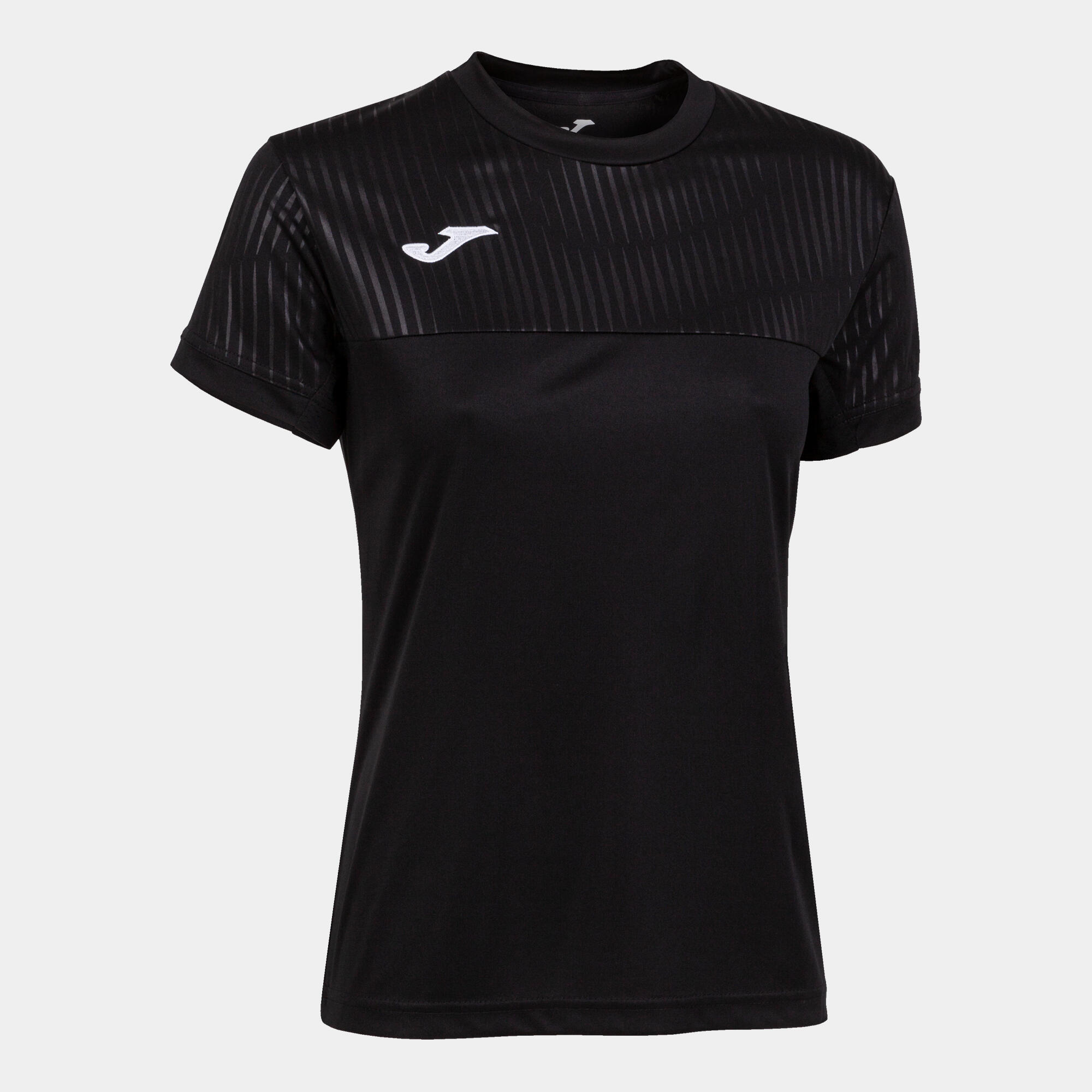 T-Shirt Manga Curta Padel Mulher Joma Montreal Preto