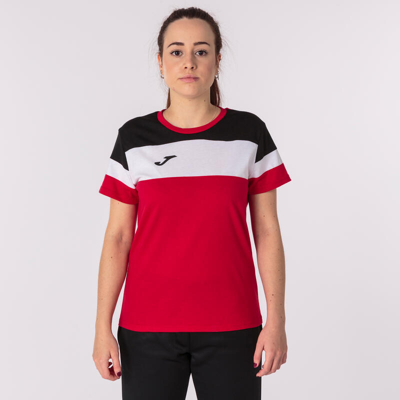 Camiseta Manga Corta Fútbol Niños Joma Crew IV Rojo