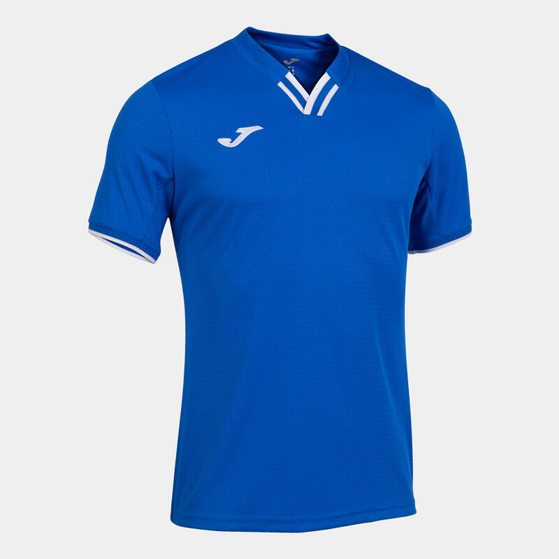 Maillot Manches Courtes Football Homme Joma Toletum IV Bleu Roi