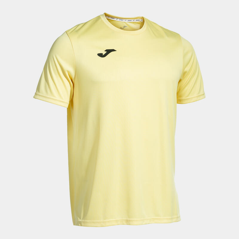 Camiseta Manga Corta Fútbol Hombre Joma Combi Amarillo