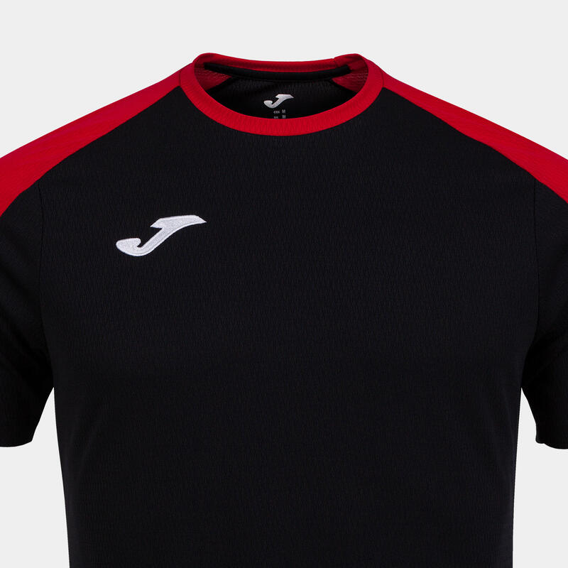 Tricou Joma Eco Championship negru, bărbați, ușor și respirabil