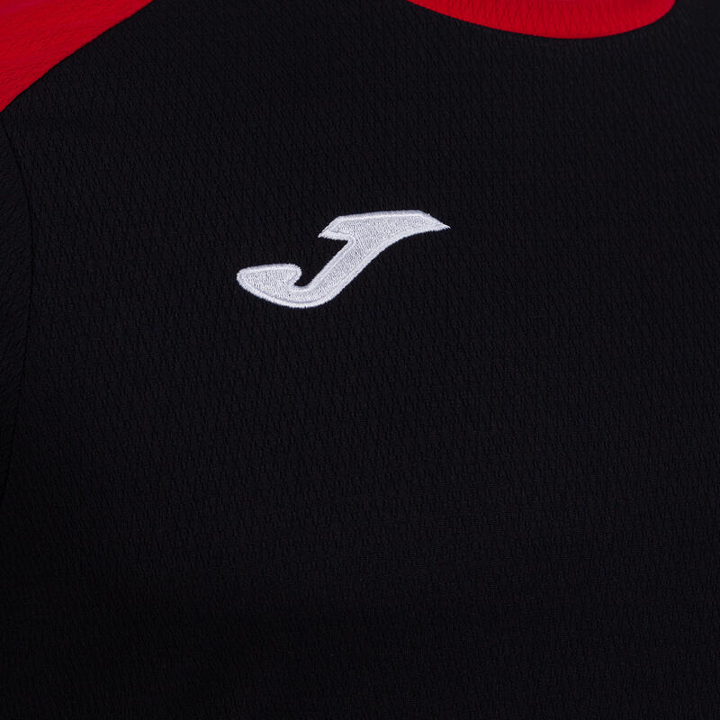 Tricou Joma Eco Championship negru, bărbați, ușor și respirabil