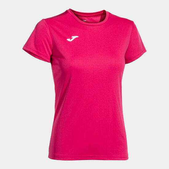 Maillot Manches Courtes Fitness Femme Joma Combi Woman Rose