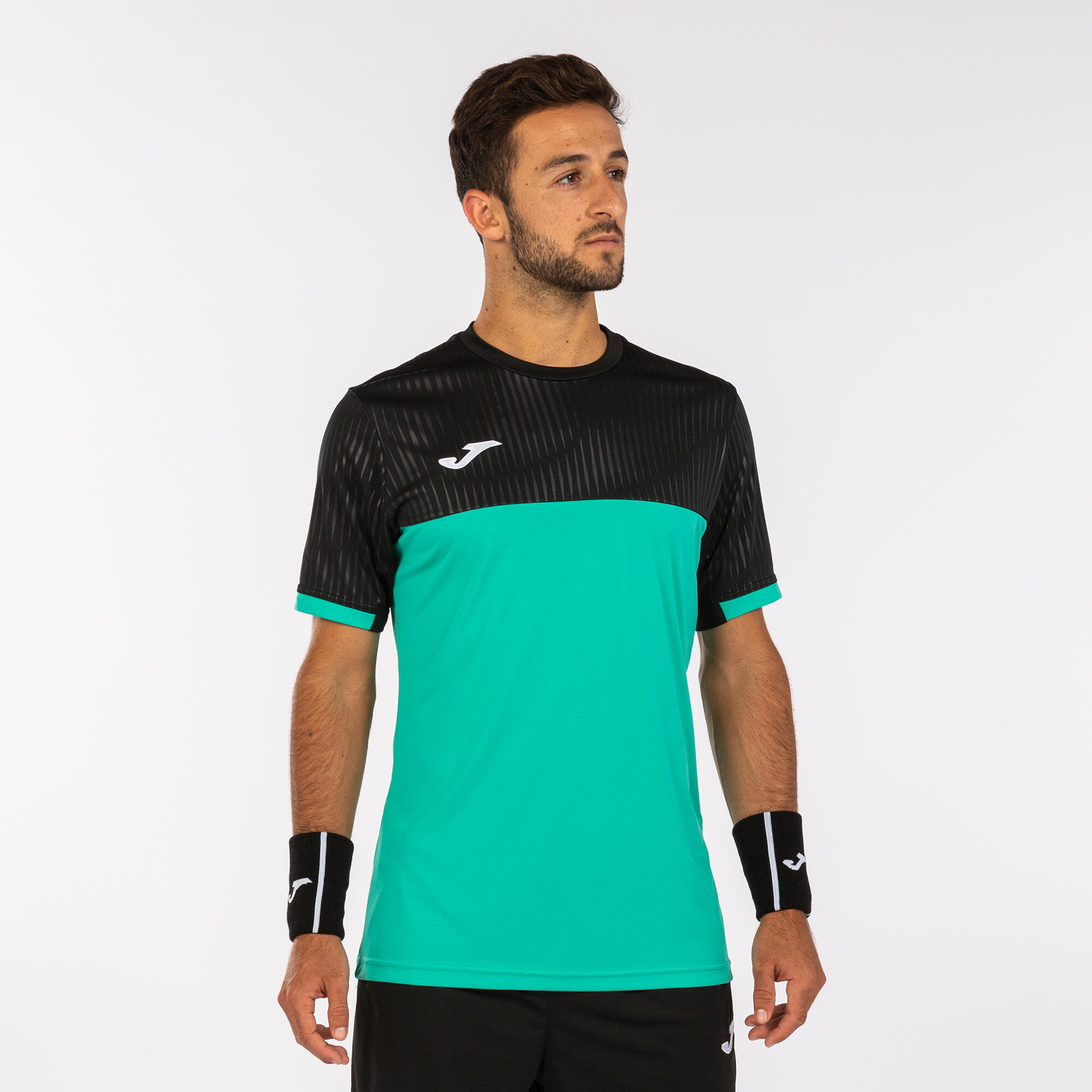 Maillot Manches Courtes Padel Homme Joma Montreal Vert 2/7
