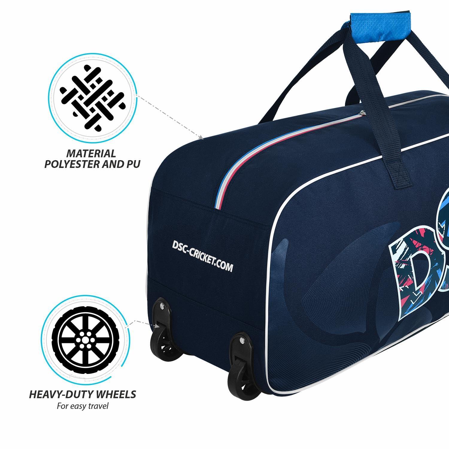 DSC Intense Rage Wheeler Cricket Kit Bag | Farbe: Marineblau 4/4