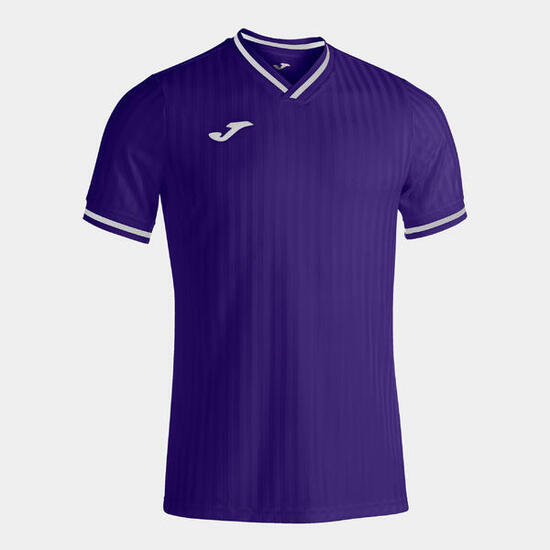 Maillot Manches Courtes Football Homme Joma Toletum III Violet