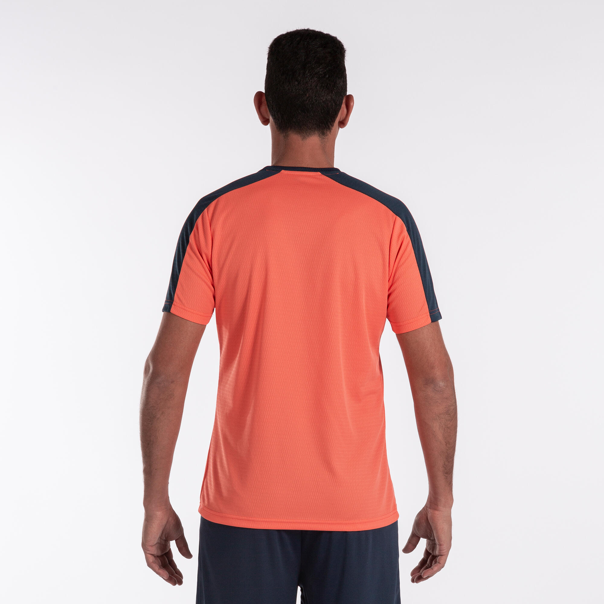 T-Shirt Manga Curta Futebol Homem Joma Eco Championship Laranja Fluor 3/5