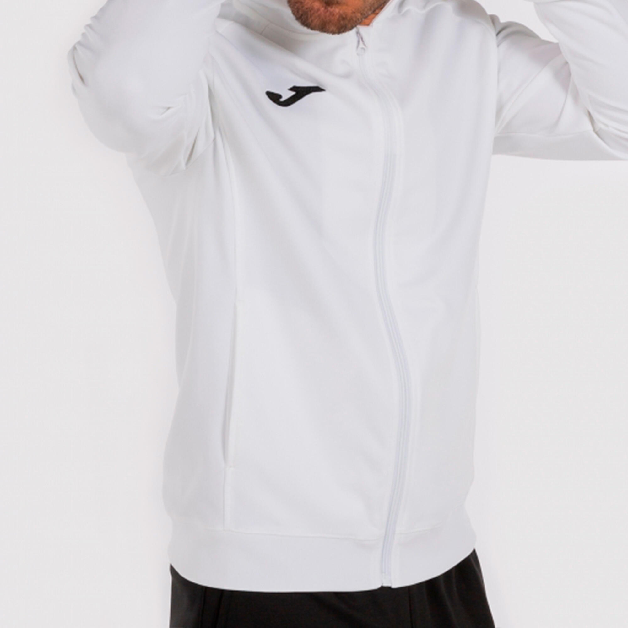 Casaco Com Capuz Futebol Homem Joma Menfis Branco 2/7