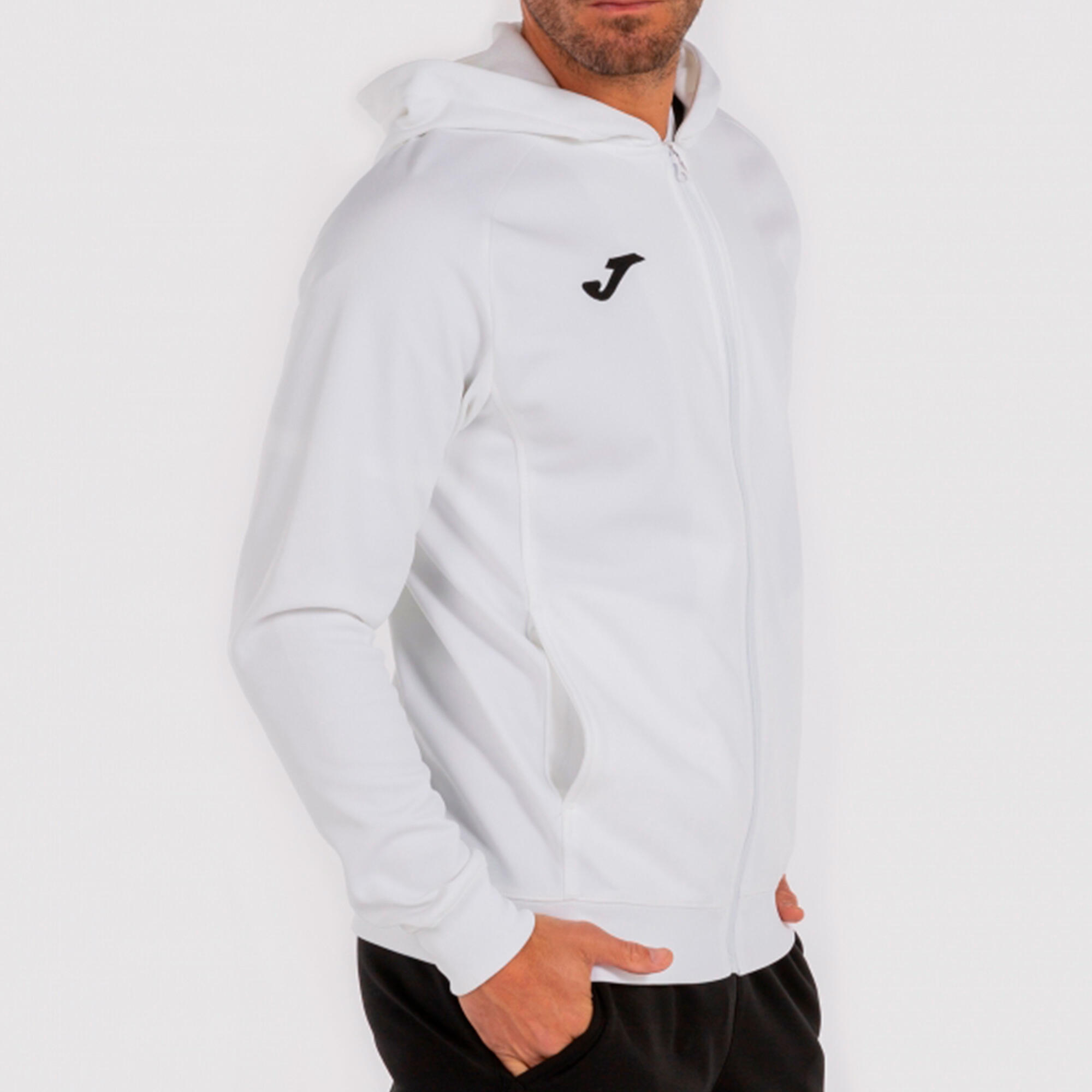 Casaco Com Capuz Futebol Homem Joma Menfis Branco 5/7