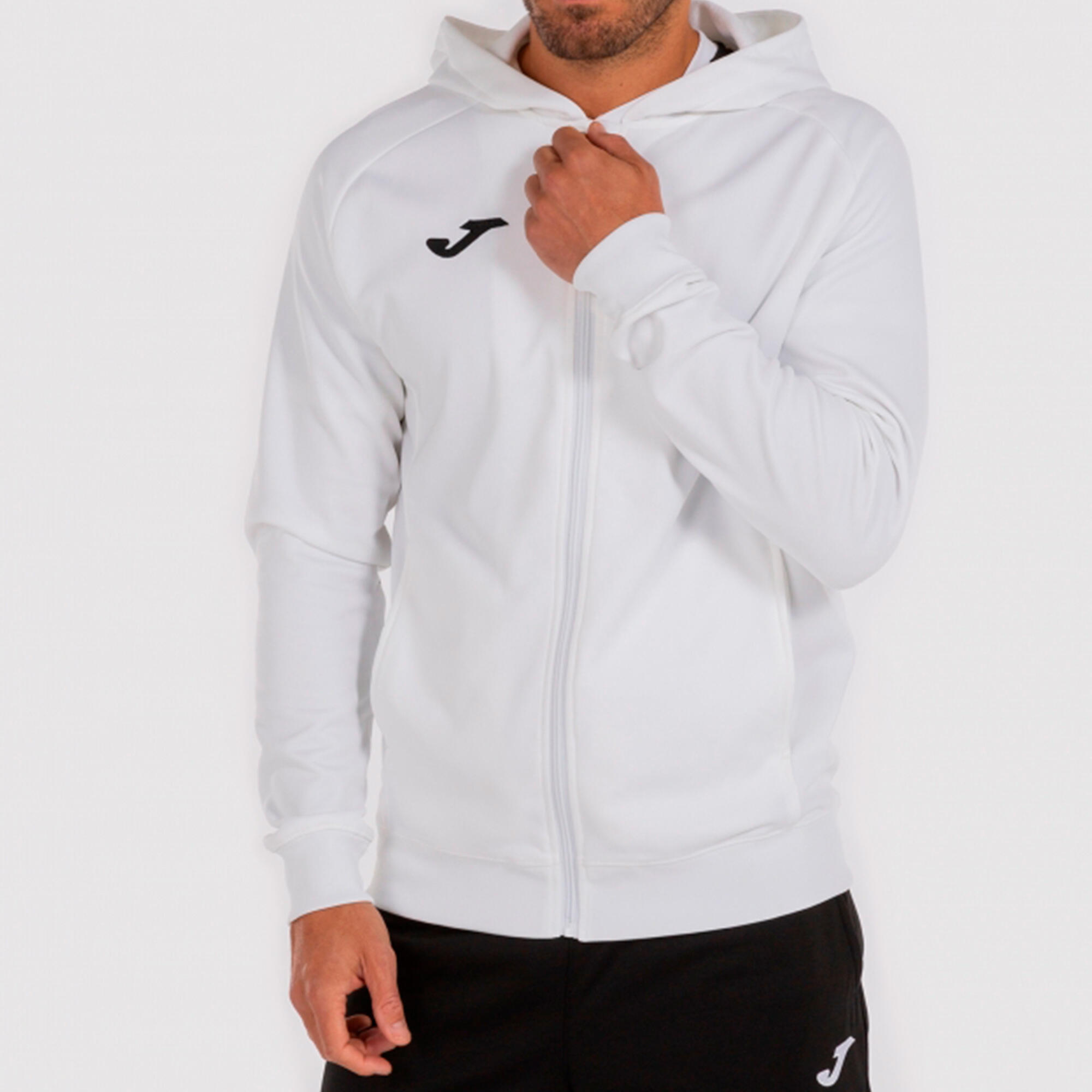 Casaco Com Capuz Futebol Homem Joma Menfis Branco 3/7
