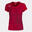 Camiseta Manga Corta Running Mujer Joma Elite VIII Rojo