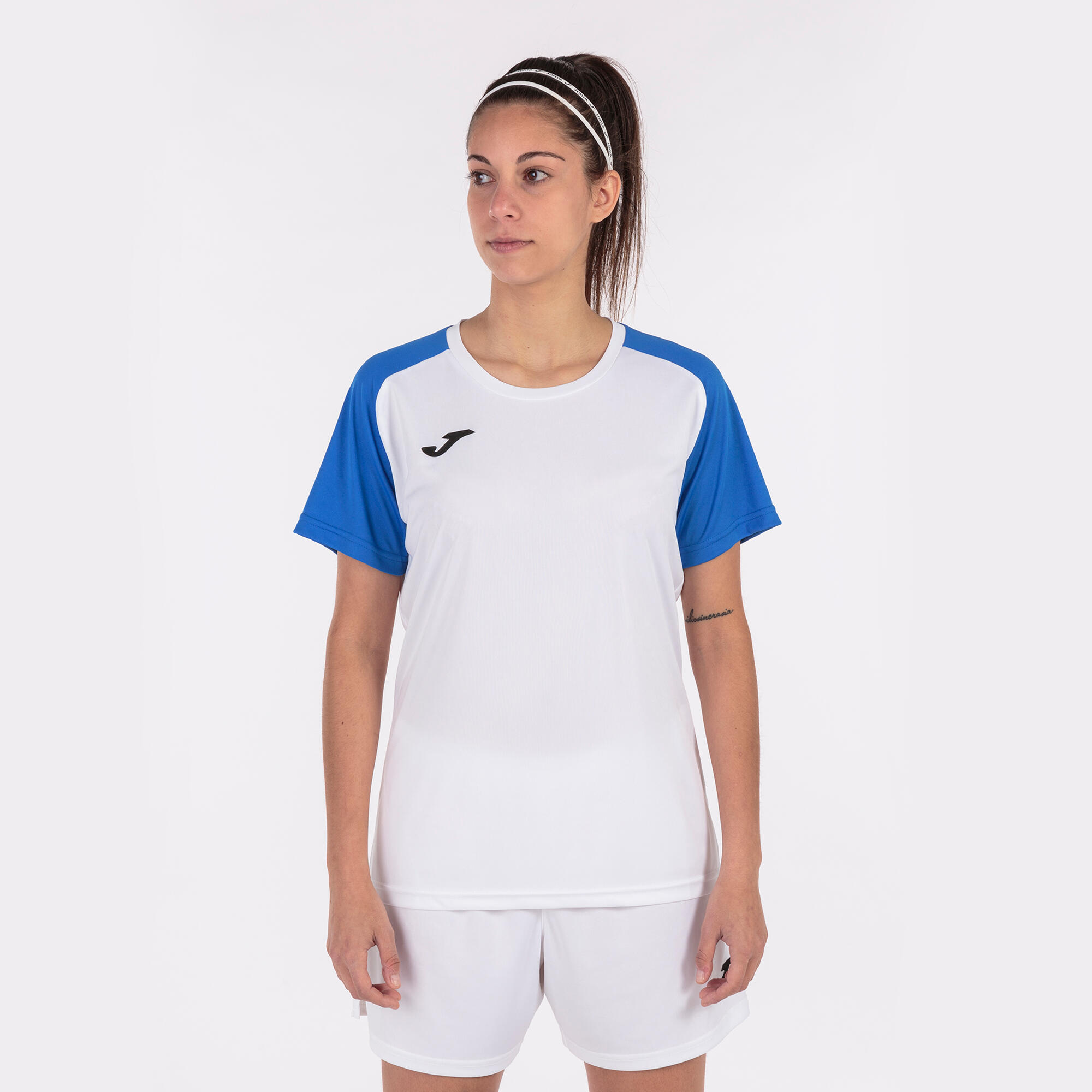 Maillot Manches Courtes Football Femme Joma Academy IV Blanc 2/5