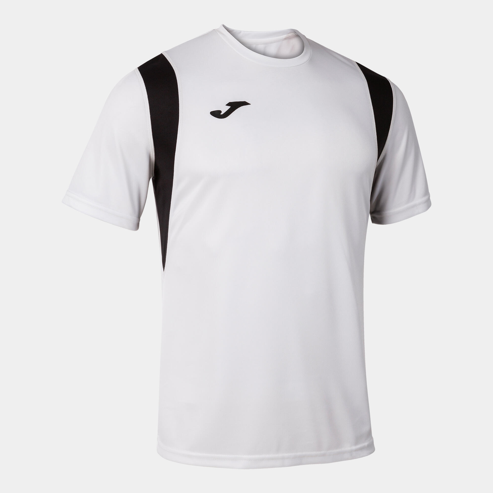 Maglia JOMA Dynamo bianca, manica corta, girocollo JOMA Decathlon