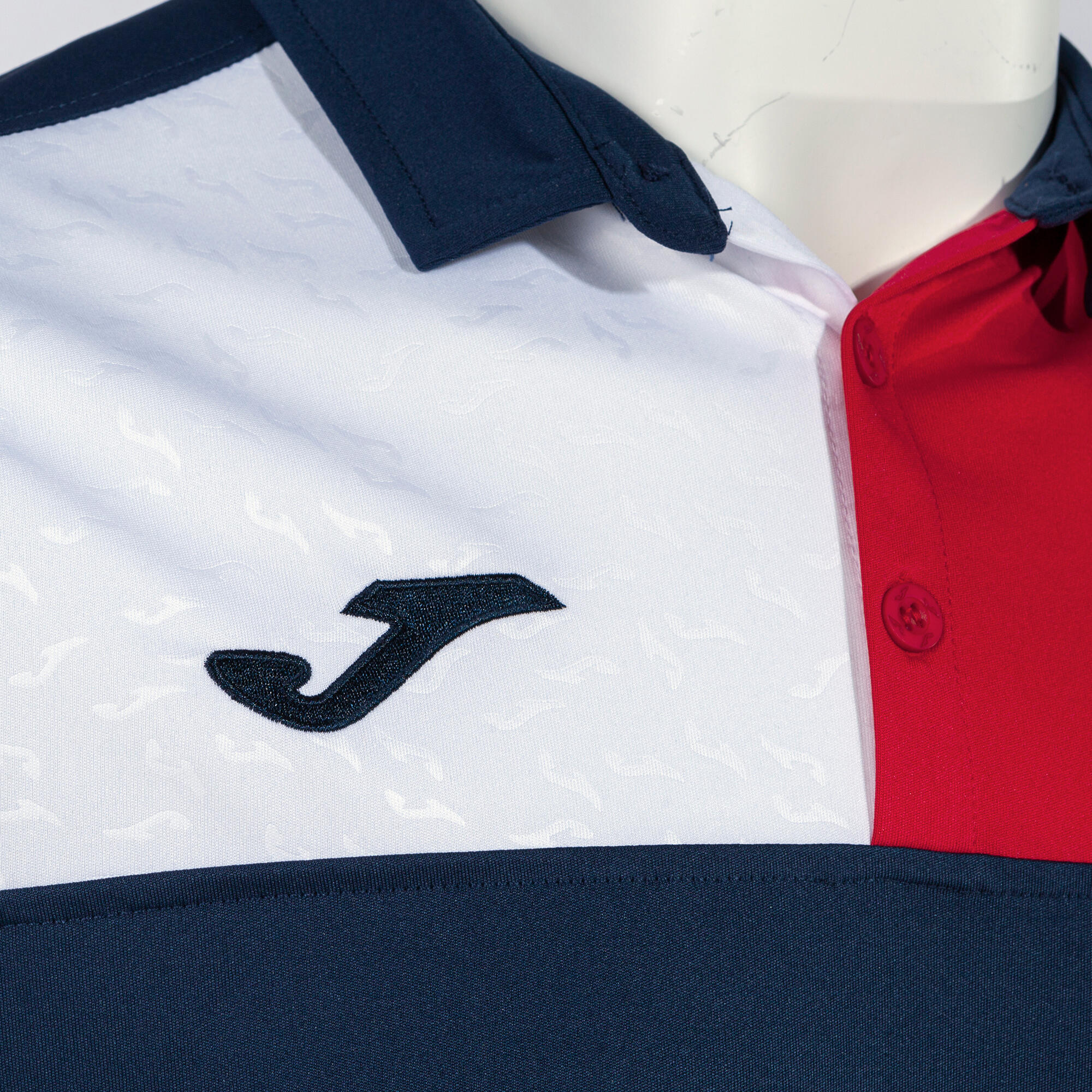 Polo Manga Corta Fútbol Niños Joma Crew V Marino 3/3