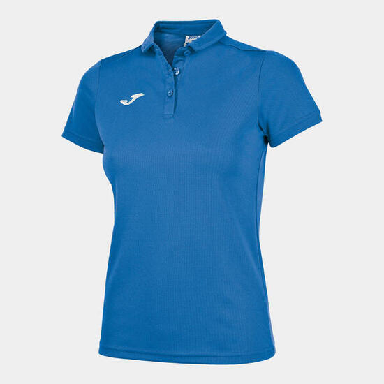 Polo Manches Courtes Football Femme Joma Hobby Bleu Roi