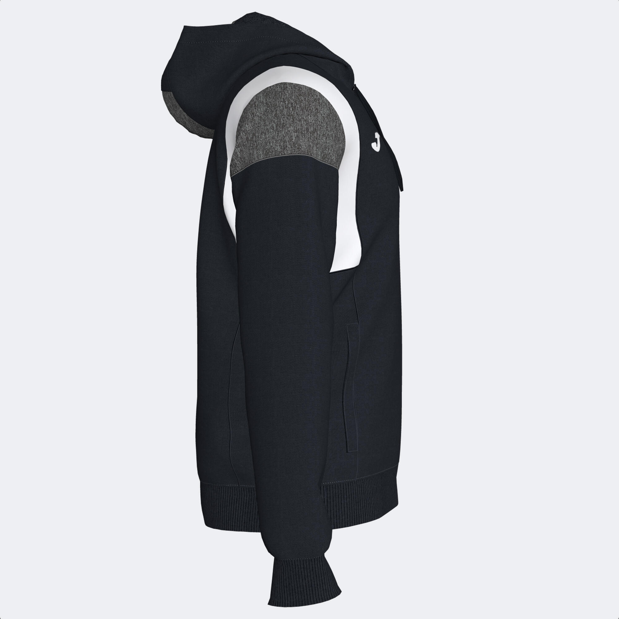 Veste À Capuche Football Homme Joma Confort III Noir 2/4