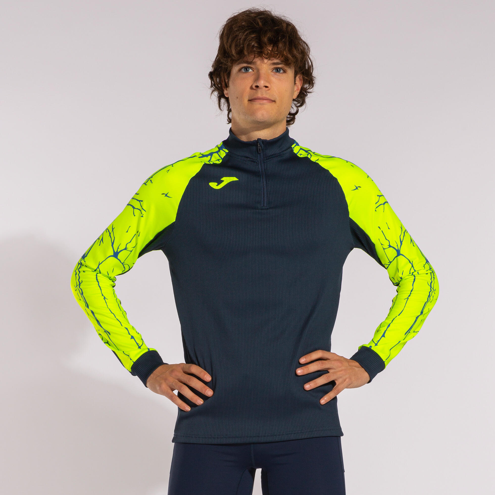 Sweat-Shirt Running Enfants Joma Elite IX Bleu Marine 2/5