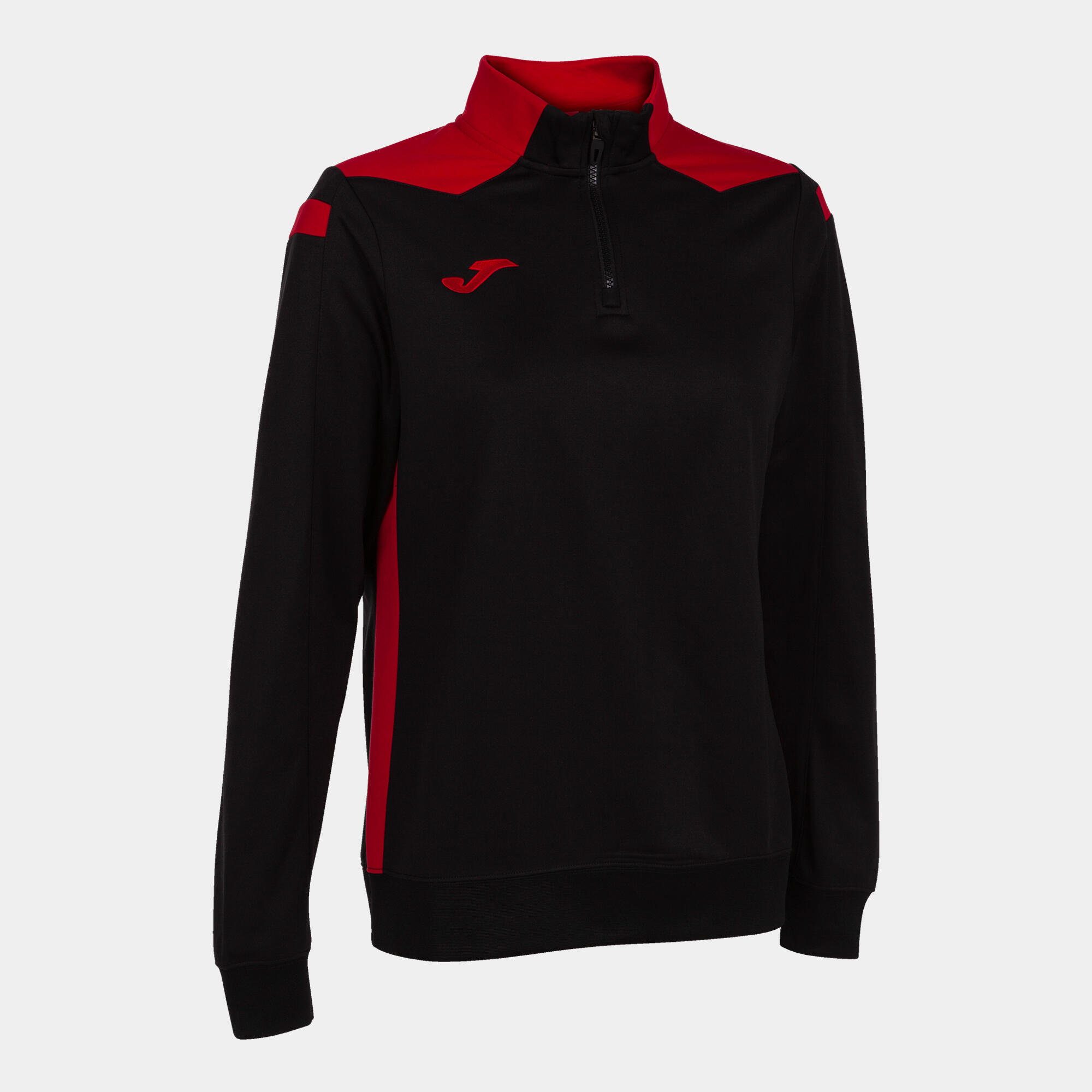 Joma - Sweat-shirt Football Femme Joma Championship Vi Noir - Pull - Noir|rouge - 42 M/l - Decathlon