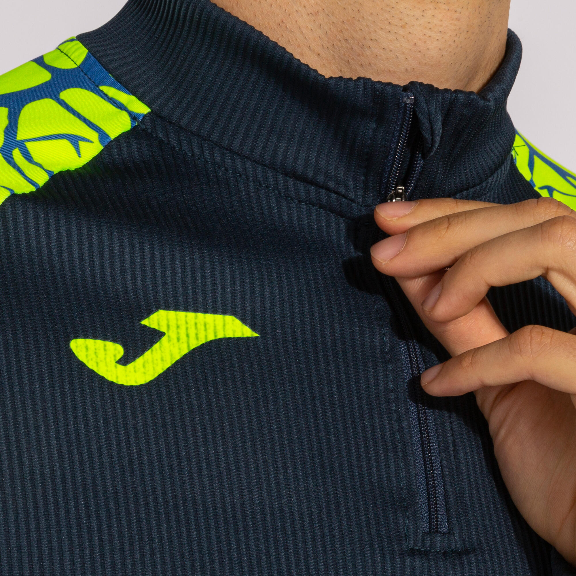 Sweat-Shirt Running Enfants Joma Elite IX Bleu Marine 3/5