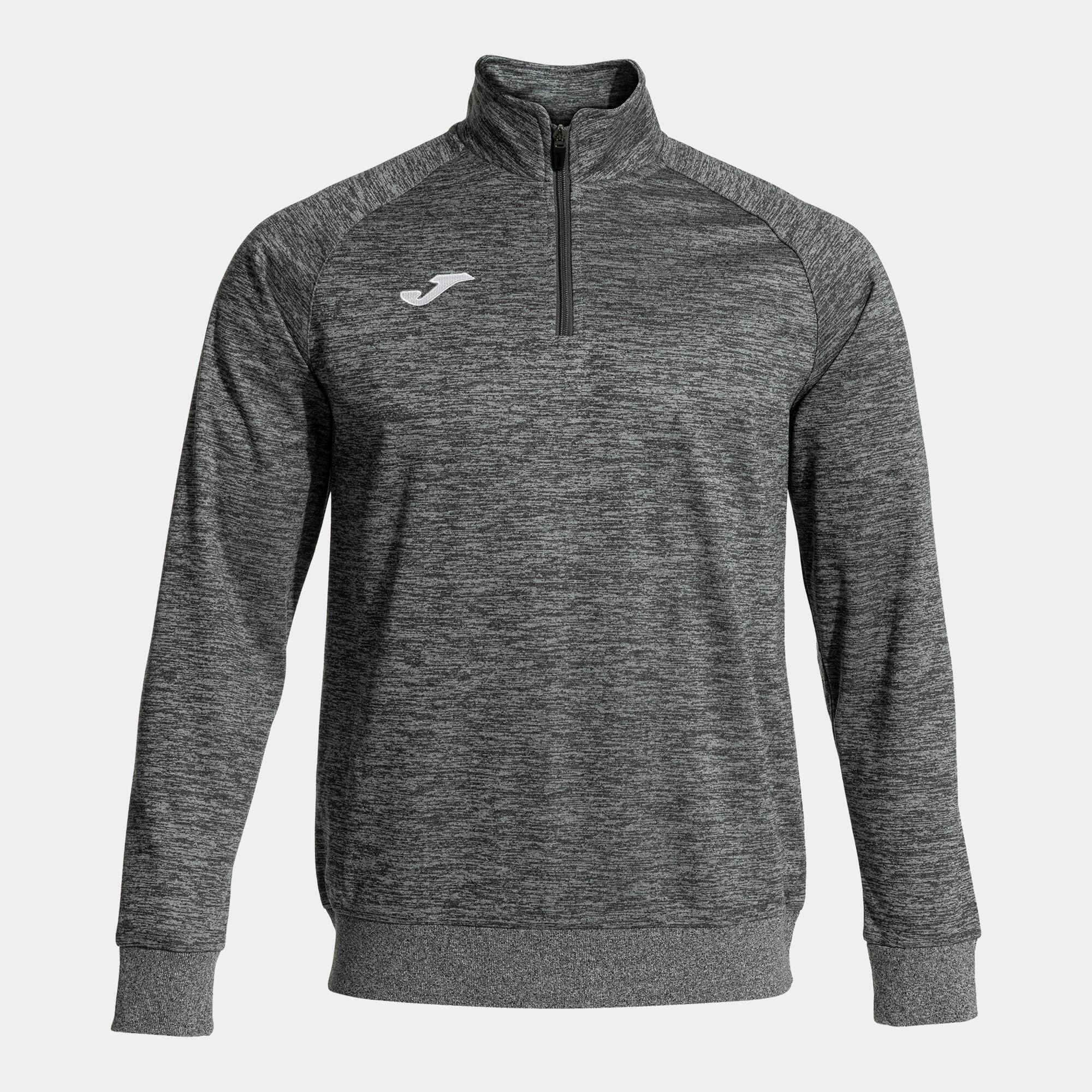 Sudadera Fútbol Hombre Joma Faraon Media Cremallera Gris Melange 5/7